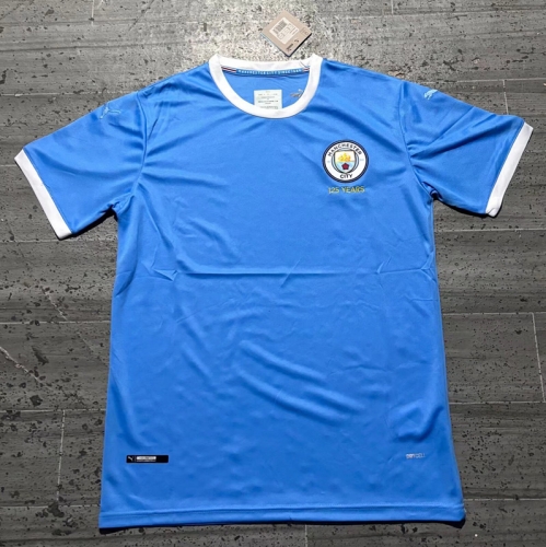 125th Limited Version Manchester City Blue Thailand soccer jersey AAA-JM