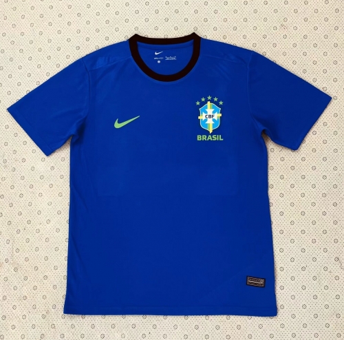 2023/24 Brazil Blue Soccer Thailand Jersey AAA-510