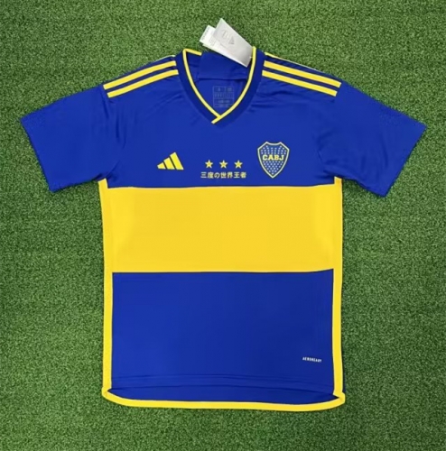 Commemorative Edition 2023/24 Boca Juniors Blue Thailand Soccer Jersey AAA-416/47/320