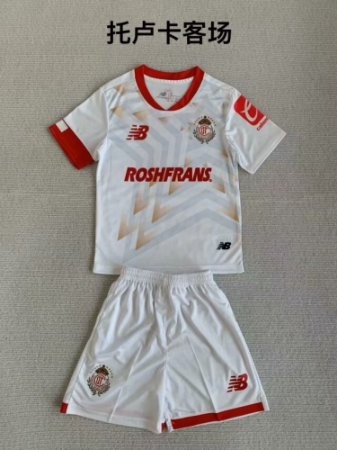 2023/24  Deportivo Toluca FC Away White Soccer Uniform-208