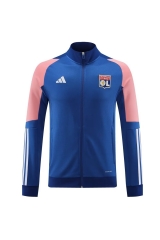 2023 Olympique Lyonnais Cai Blue Soccer Jacket Top-LH