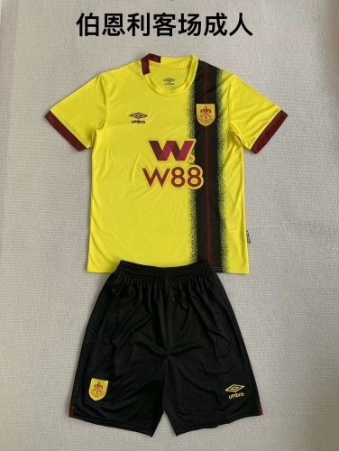 2023/24 Burnley F.C. Away Yellow Soccer Uniform-208