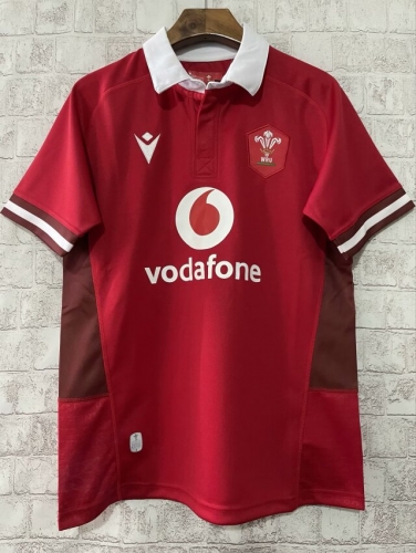2023/24 Wales Home Red Thailand Rugby Jersey-805
