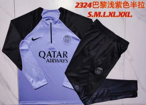 2023/24 Paris SG Light Purple Thailand Soccer Uniform-815