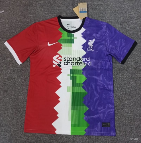 2024/25 Liverpool Red & Green & Purple Thailand Soccer Jersey AAA-27/312/SH
