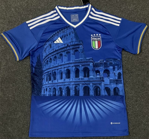 2023/24 Special Version Italy Blue Thailand Soccer Jersey AAA-407