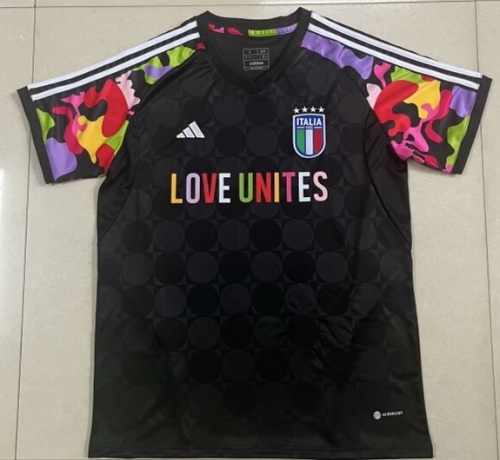 2023/24 Jonited Version Italy BlackThailand Soccer Jersey AAA-407