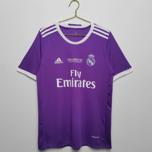 16-17 Rero Version Real Madrid Purple Thailand Soccer Jersey AAA-710