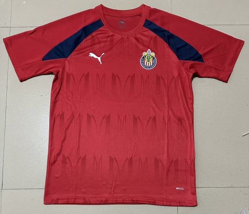 2023/24 Deportivo Guadalajara Red Training Thailand Soccer Jersey AAA-07