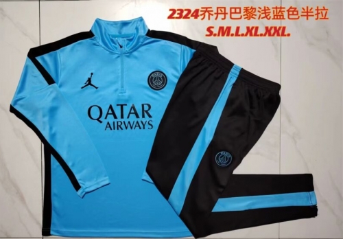 2023/24 Paris SG Light Blue Thailand Soccer Uniform-815