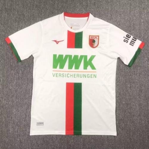 2024/25 FC Augsburg Home White Thailand Soccer Jersey AAA-417