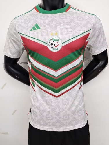 #A20 Player Version 2023/24 Algeria White Thailand Soccer Jersey AAA-MY