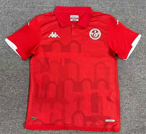 2024 Tunisia Home Red Thailand Soccer Jersey AAA-1040