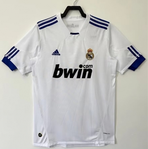 10-11 Retro Version Real Madrid White Thailand Soccer Jersey AAA-601/301/811