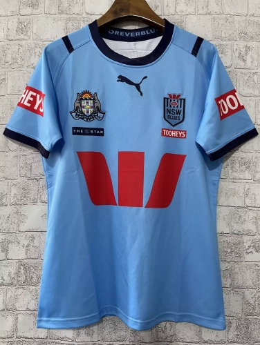 2024 Langholden Light Blue Thailand Rugby Shirts-805