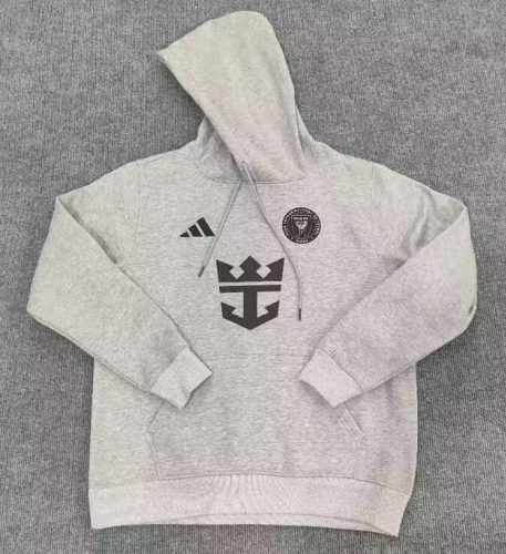 2023/24 Inter Miami CF Gray Thailand Soccer Tracksuit Hoodies-308