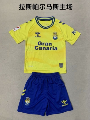 2023/24 UD Las Palmas Yellow Soccer Uniform-208