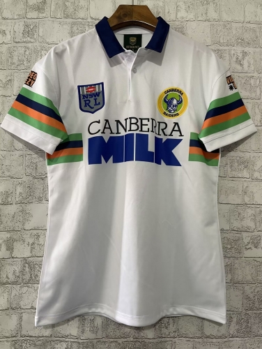 Retro Version Raiders White Thailand Rugby Shirts-805