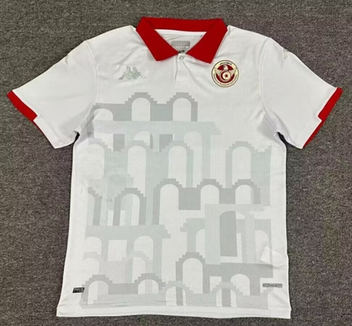 2024 Tunisia Away Gray Thailand Soccer Jersey AAA-1040