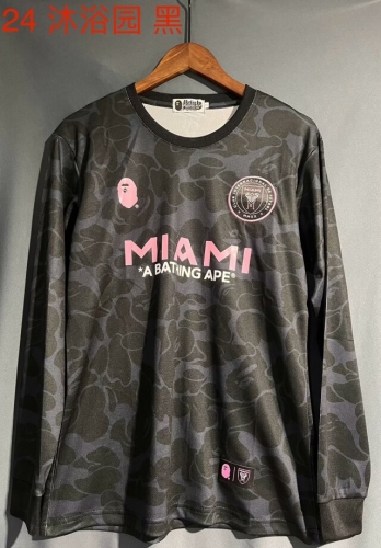 2023/24 Inter Miami CF Black LS Thailand Soccer Jersey AAA-709