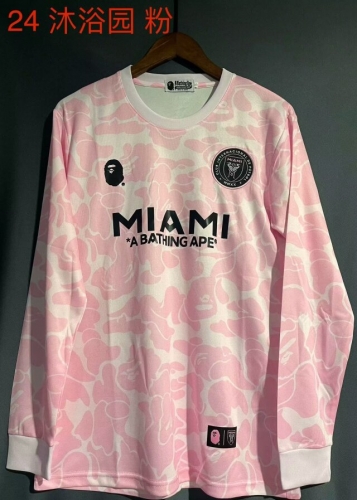 2023/24 Inter Miami CF Pink LS Thailand Soccer Jersey AAA-709