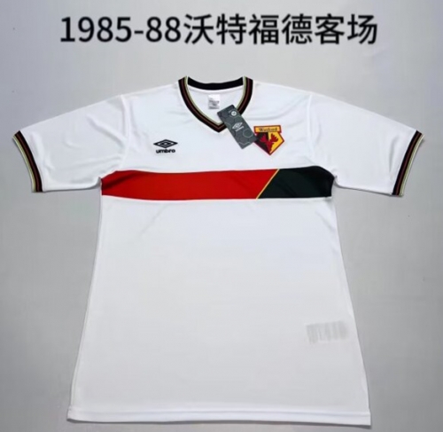 85-88 Retro Version Watford Away White Thailand Soccer Jersey AAA-709