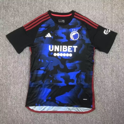 2023/24 F.C. Copenhagen Away Blue BlackThailand Soccer Jersey AAA-417