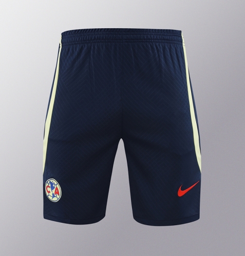 2024/25 Club América Royal Blue Thailand Soccer Training Shorts With Pocket-418