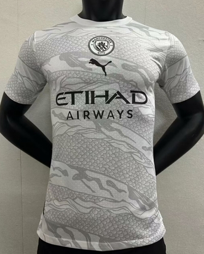 Player Special version 2023/24  Manchester City White & Dray Thailand Soccer Jerseys AAA-16/308