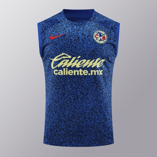 2024/25 Club América Blue Thailand Soccer Training Vest-418