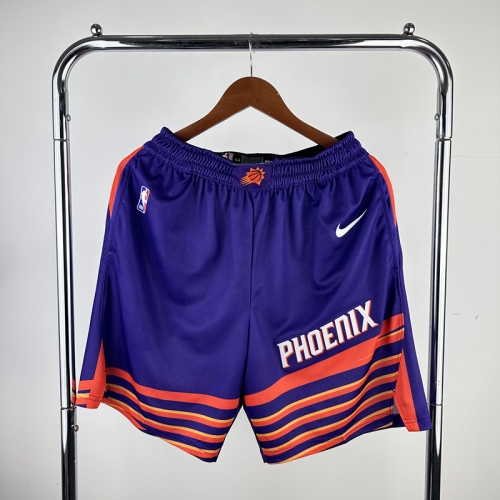 2024 Season Phoenix Suns Away NBA  Purple Shorts-311