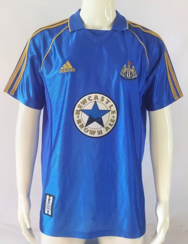 98-99 Retro Version Newcastle United Away Blue Thailand Soccer Jersey AAA-503/709