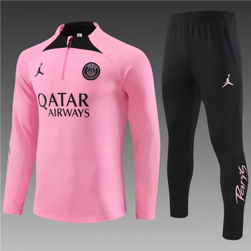 2023/24 Paris SG Pink Thailand Soccer Uniform-801