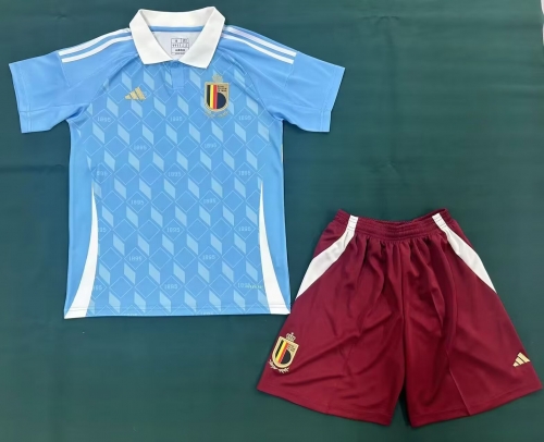 2024/25 Belgium Away Blue Soccer Jersey AAA-SKE