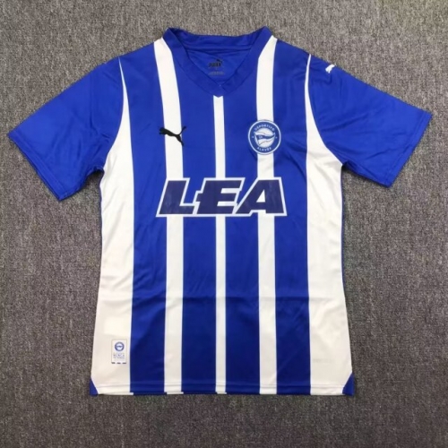 2024-25 Deportivo Alavés Home White & Blue Thailand Soccer Jersey AAA-417