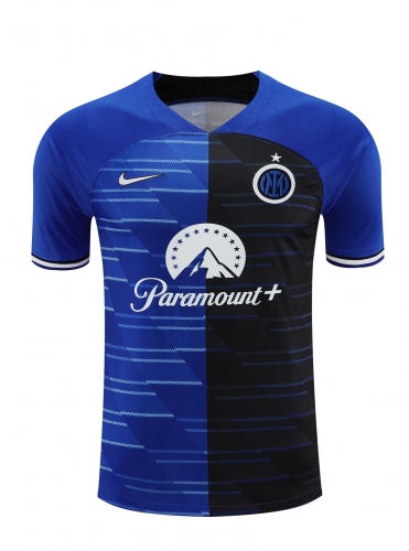 2023/24 Inter Milan Blue & Black Thailand Soccer Training Jerseys-418