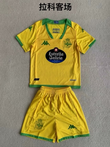 2023/24 Deportivo de La Coruña Away Yellow Soccer Uniform-208