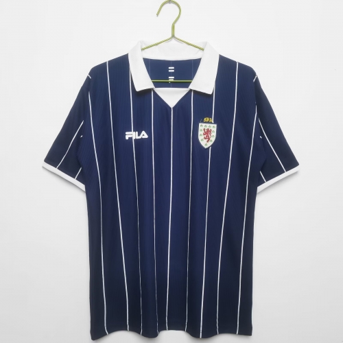 Retro Version Scotland Royal Blue Thailand Soccer Jersey AAA-710