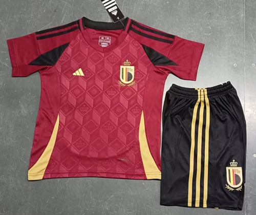 2024/25 Belgium Home Red Soccer Jersey AAA-SKE/123