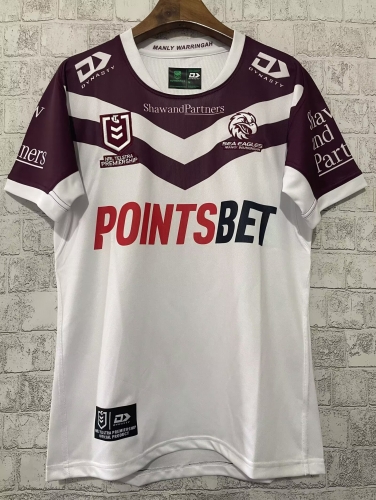 2024 Manly-Warringah Sea Eagles White Thailand Rugby Shirts-805