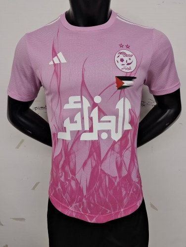 #A16 Player Version 2023/24 Algeria Pink Thailand Soccer Jersey AAA-MY