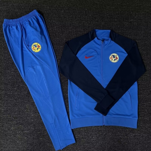 2023/24 Club América Blue Soccer Jacket Uniform-522