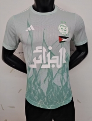 #A16 Player Version 2023/24 Algeria White & Green Thailand Soccer Jersey AAA-MY