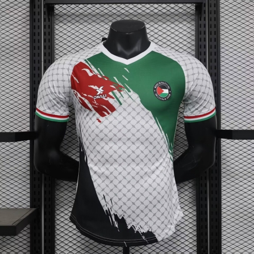 Player Version 2024/25 Palestino White Thailand Soccer Jersey AAA-888