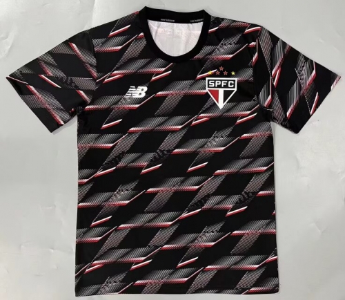 2024/25 São Paulo FC Training Wear Black Thailand Soccer Jersey AAA-908