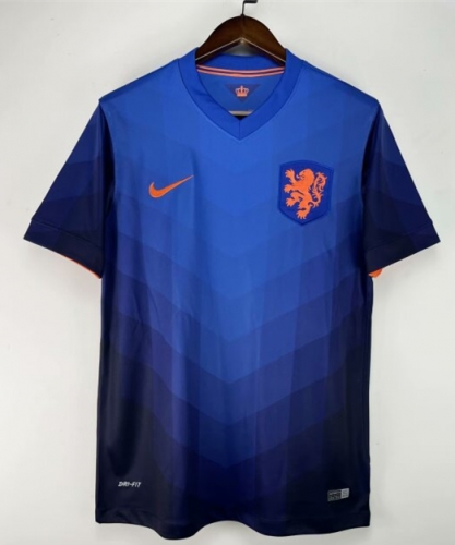 14 Retro Version Netherlands Blue Thailand Soccer Jersey AAA-301