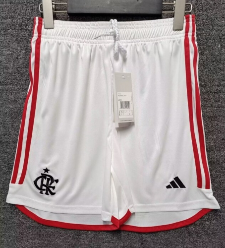 2024/25 CR Flamengo Home White Thailand Soccer Shorts-315