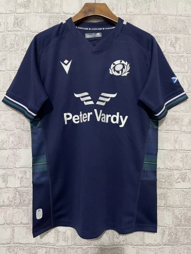 2023-24 Season Scotland Home Royal Blue Thailand Rugby Shirts-805