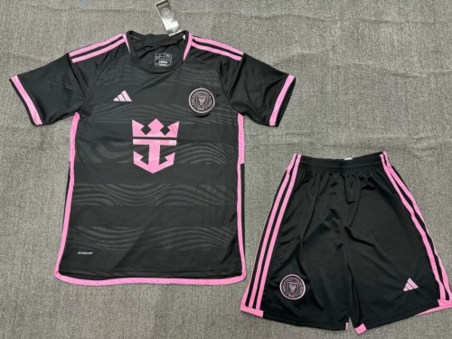 2024/25 Inter Miami CF Away Black Pink Soccer Uniform-315/516/302