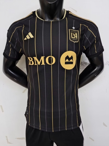 Player Version 2024/25 Los Angeles FC Black Thailand Soccer Jersey AAA-MY